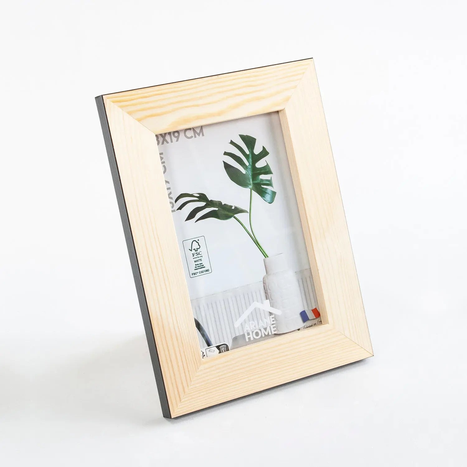 Cadre photo Lise - bois et verre - argent - 20x25 cm - Atmosphera Cadre photo Lise - bois et verre - argent - 20x25 cm - Atmosphera