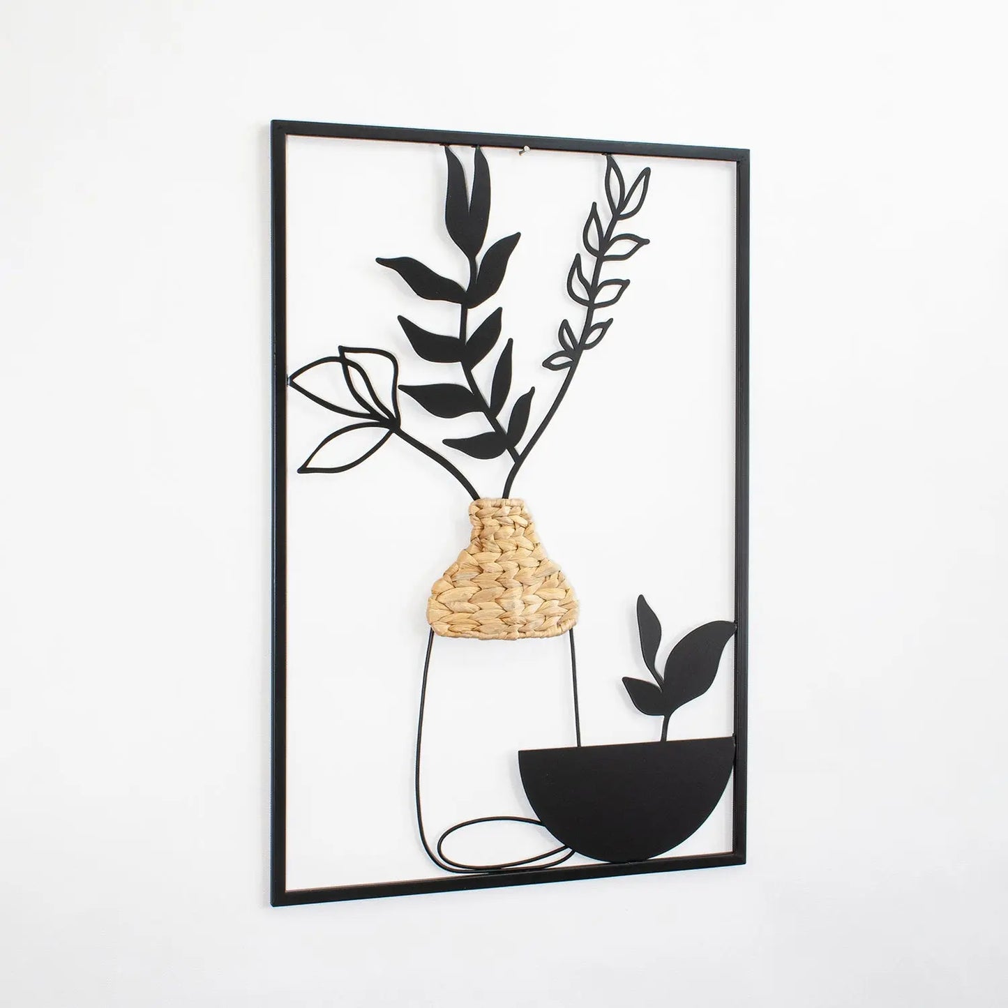 Décoration murale métal et fibres Aimuria