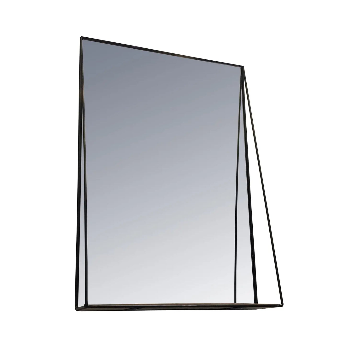 Miroir vide poche métal noir