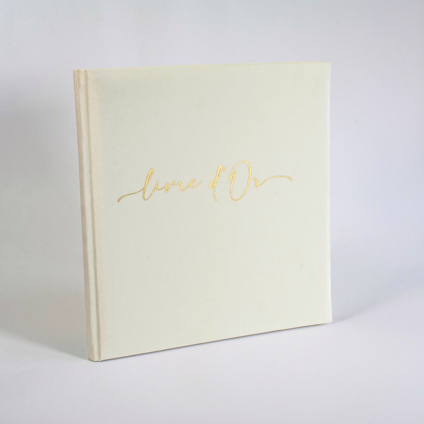 Livre d'Or 72 pages traditionnelles blanches - Guest Book - Beige