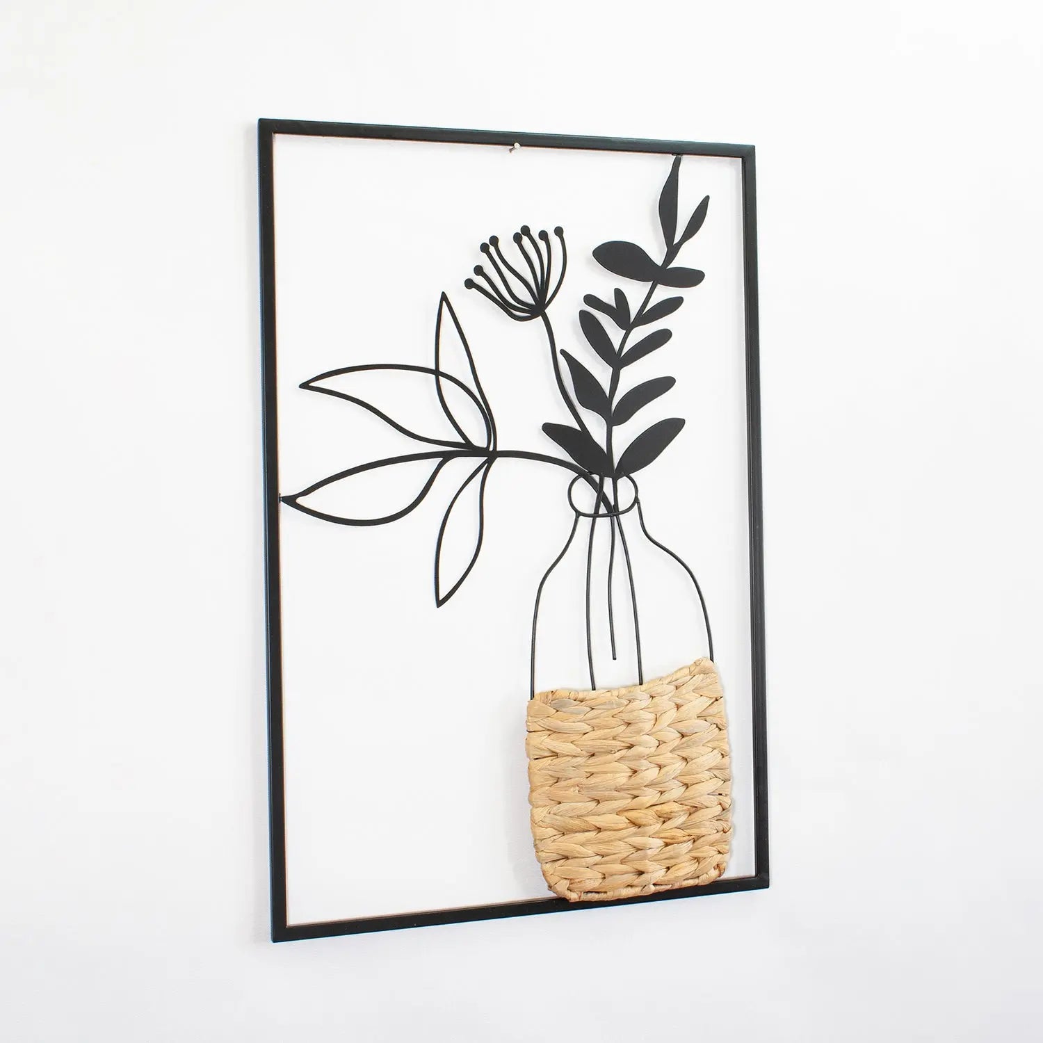 Décoration murale métal et fibres Aimuria