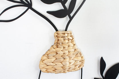 Décoration murale métal et fibres Aimuria