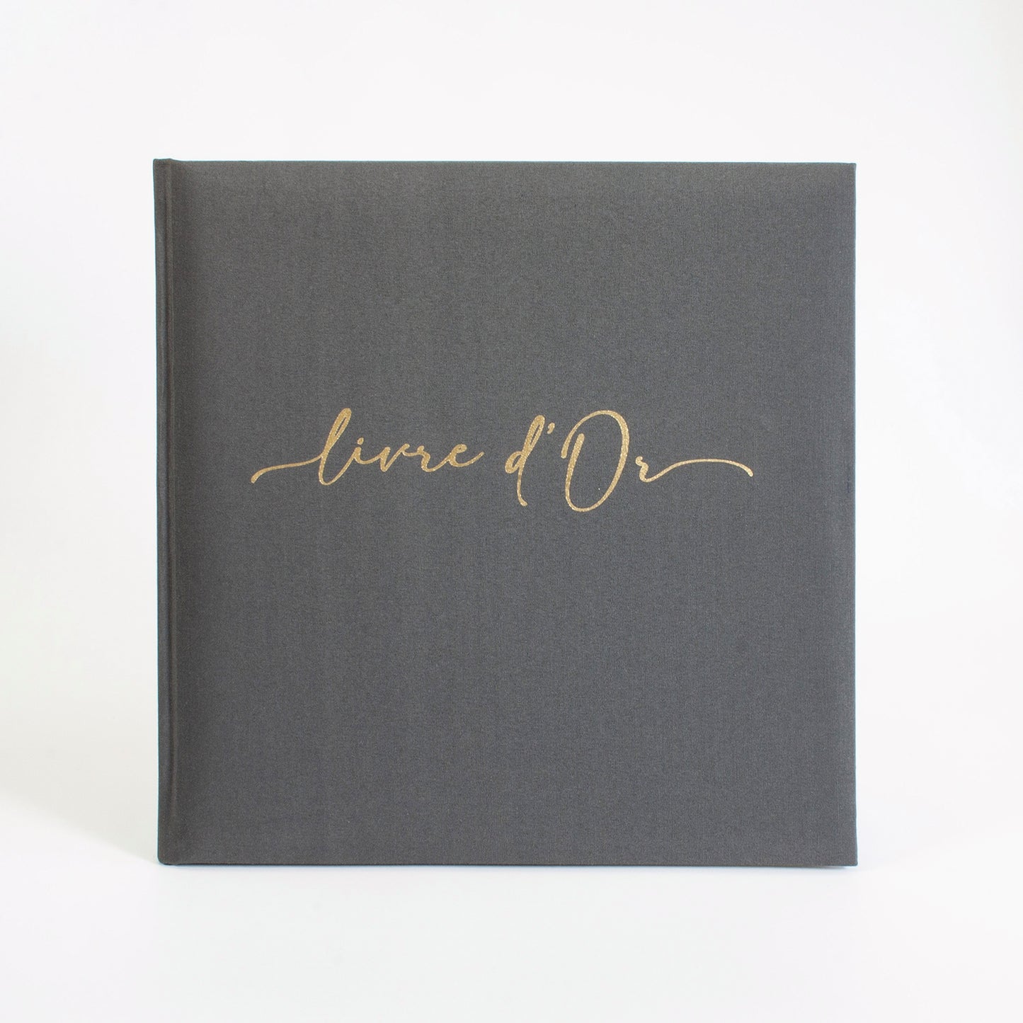 Livre d'Or 72 pages traditionnelles blanches - Guest Book - Gris