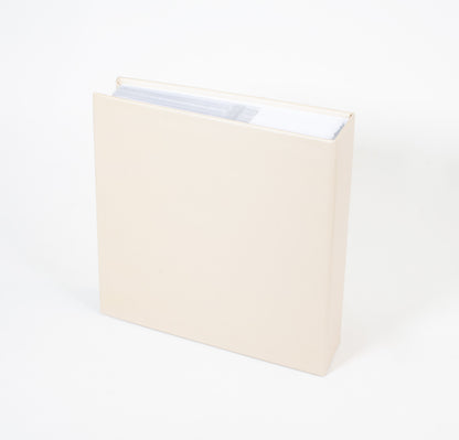 Album photo mémo 100 pochettes 11x15cm - Line Art - Beige