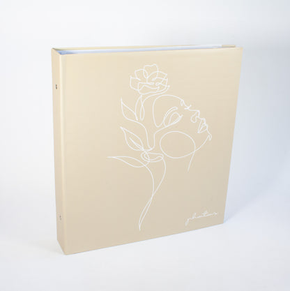 Album photo 400 pochettes 11x15cm - Line Art - Beige
