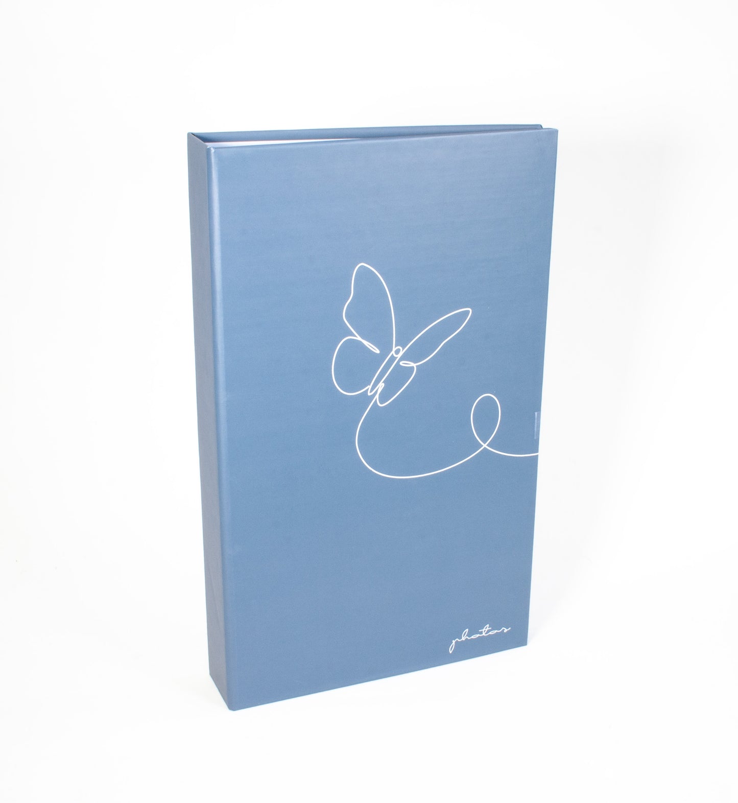 Album photo mémo 300 pochettes 11x15cm - Line Art - Bleu