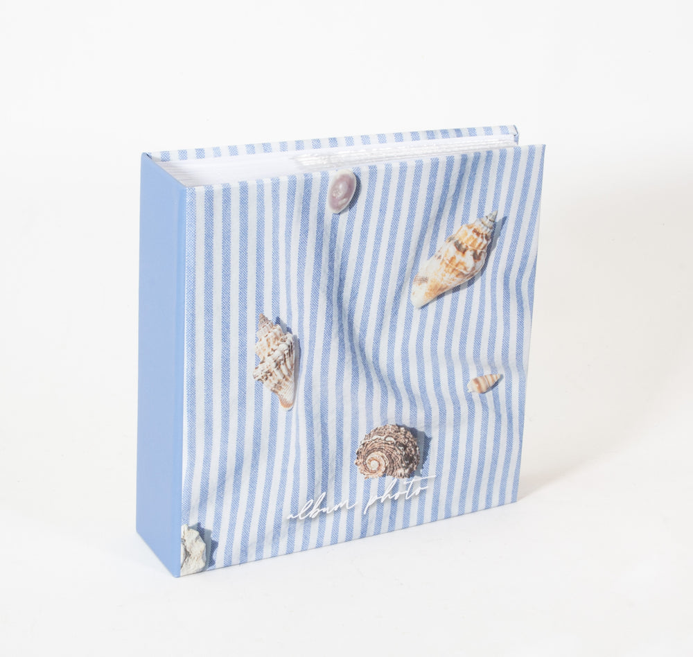 Album photo mémo "Coquillage sur plage" 100 pochettes 10x15cm