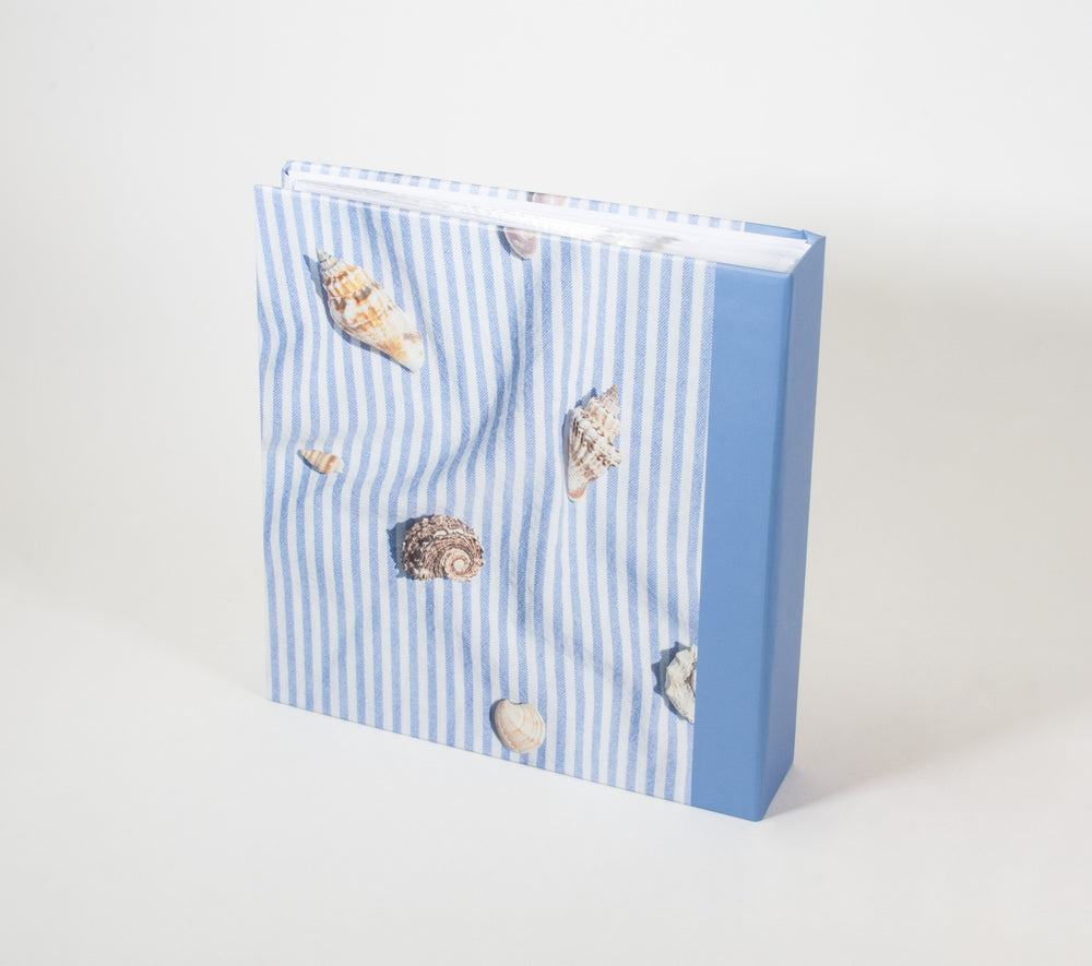 Album photo mémo "Coquillages sur plage" 200 pochettes 10x15cm