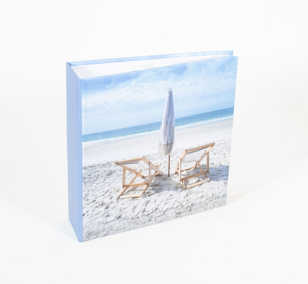Album photo mémo "Transats sur Plage" 100 pochettes 10x15cm