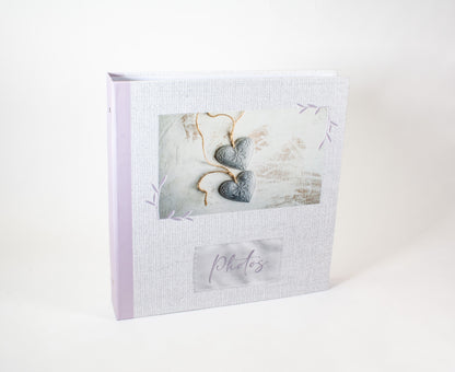 Album photo 400 pochettes 10x15cm - Romance - Cœurs rose