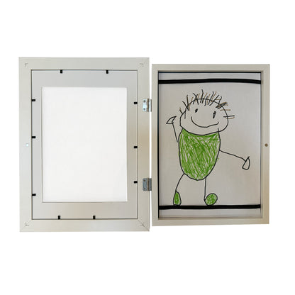 Cadre "Petit Artiste" pour dessin d'enfant A4 blanc
